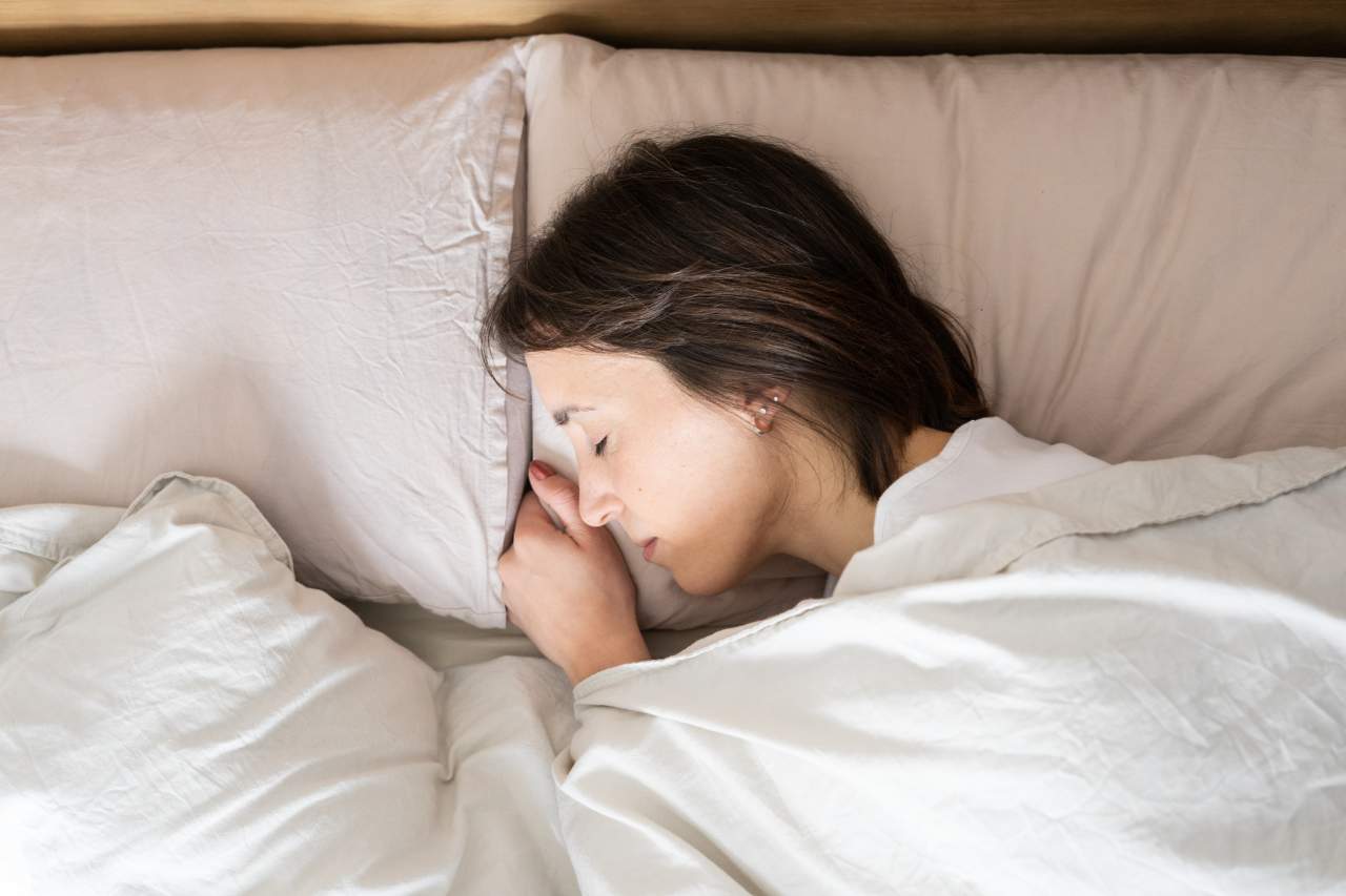 femme en plein sommeil